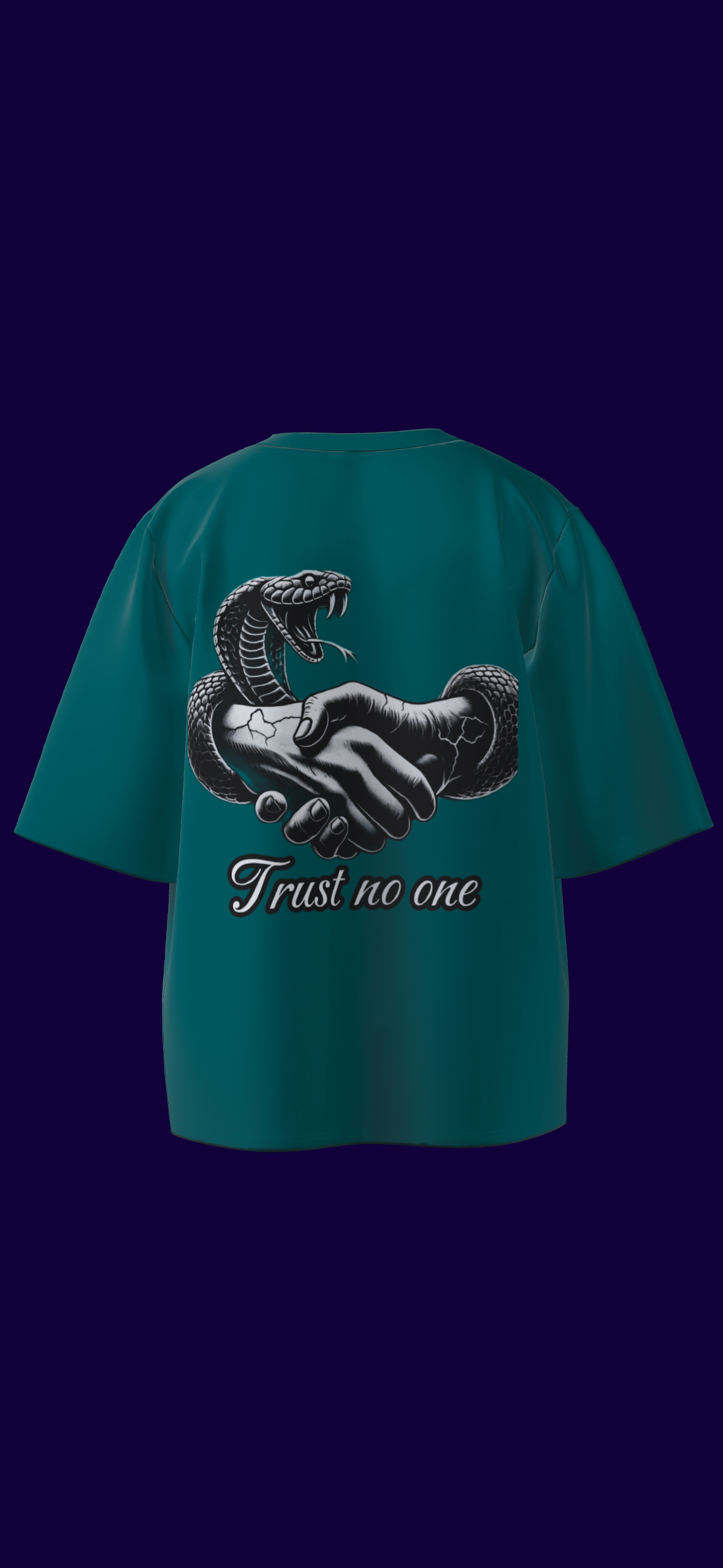 Axiom "Trust No One" Heavyweight Oversized Tee –