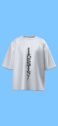 Axiom "DESTINY" Gothic Graphic Tee – Off-White / White